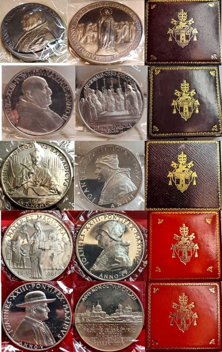 Vatican. medaglie argento usato  