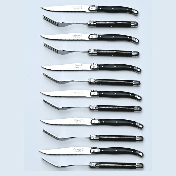 Laguiole forks knives d'occasion  
