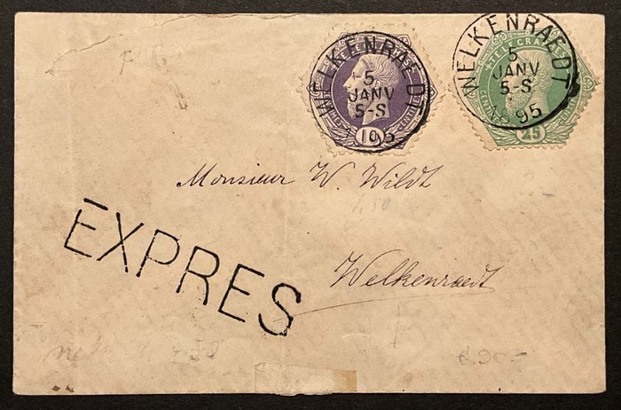 1895 letter cover for sale  
