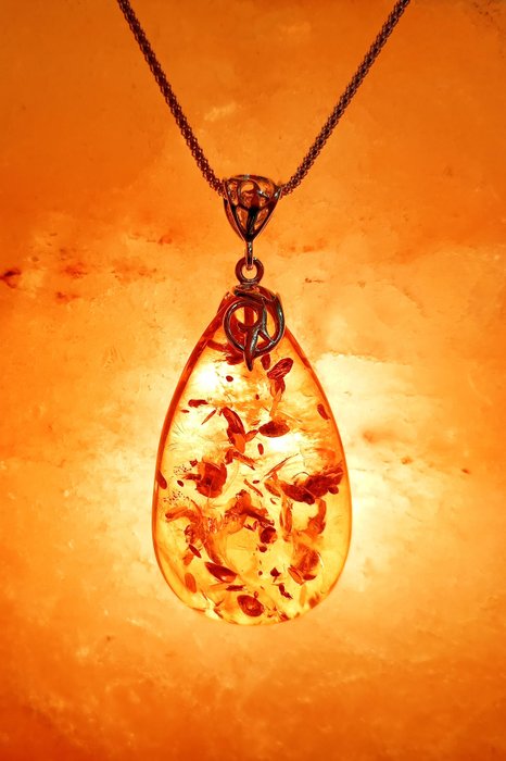 Amber pendant height for sale  
