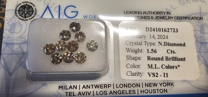 Pcs diamonds 1.56 for sale  