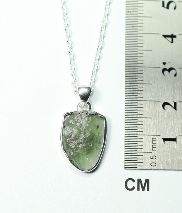 Moldavite pendant sliver for sale  