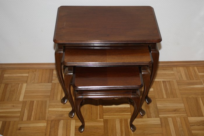 Nesting tables mahogany for sale  