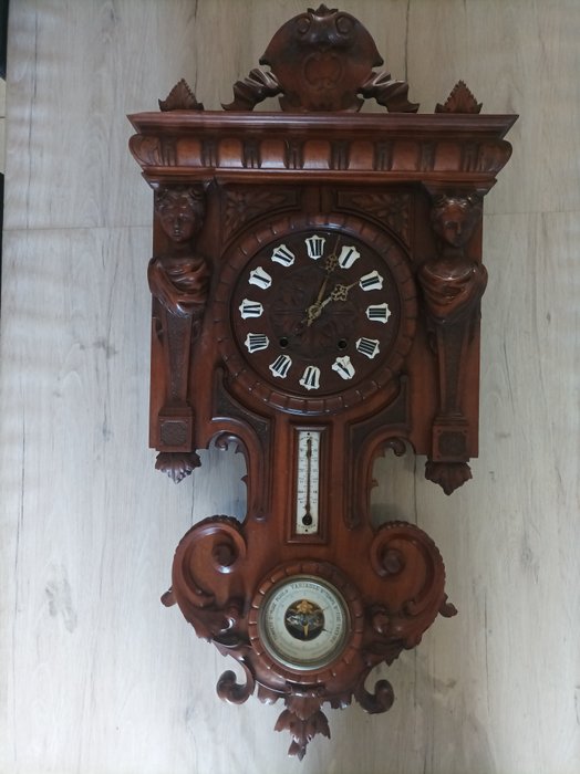 Wall clock wood for sale  