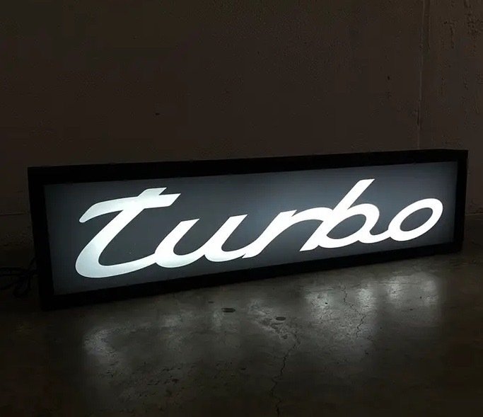Lighted sign turbo for sale  