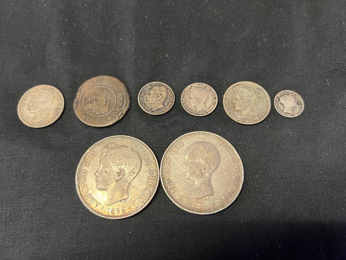 Spain. lot coins for sale  