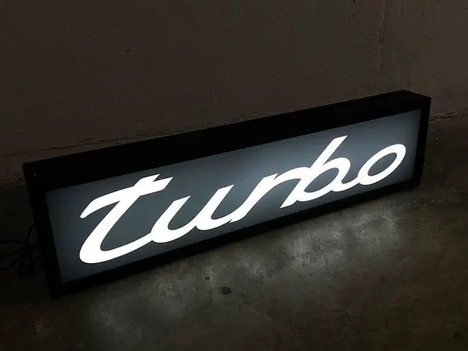 Lighted sign turbo for sale  