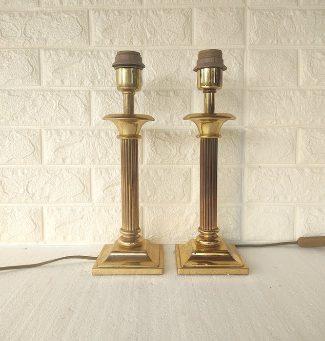 Table lamp pair for sale  