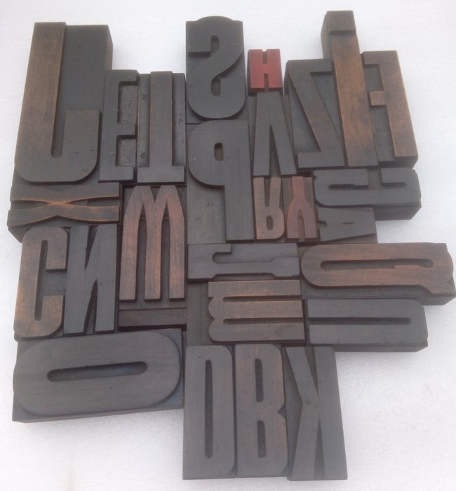 Printing blocks typographic for sale  