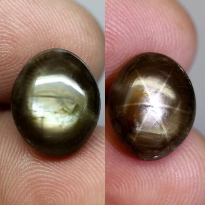 Star sapphire cabochon d'occasion  