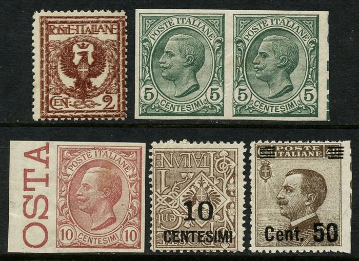 Italy cents perforated for sale  