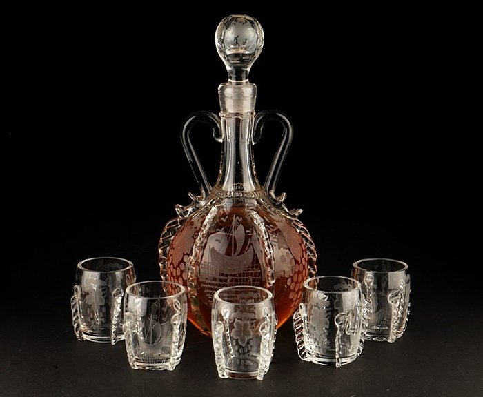 Decanter glass for sale  