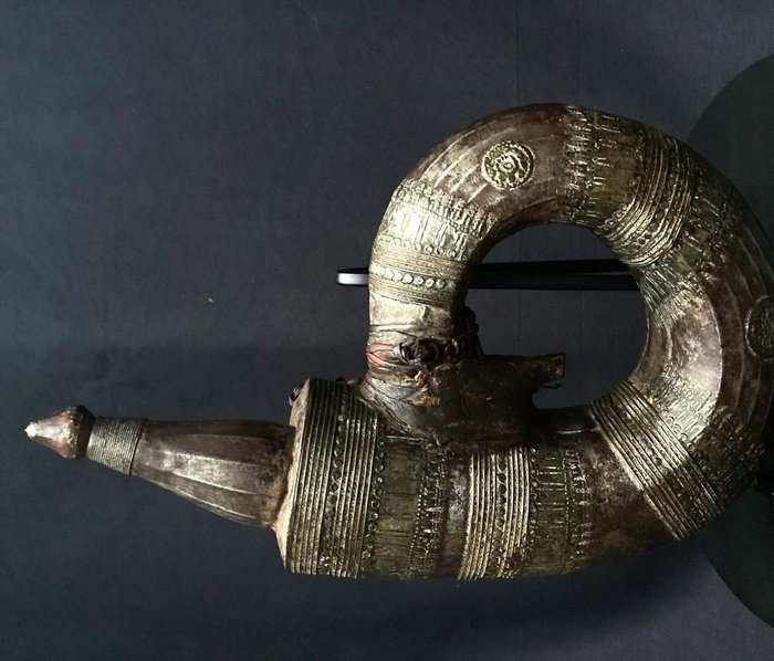 Antique gunpowder horn for sale  