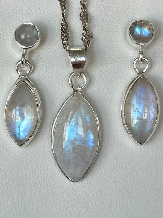 Moonstone earrings pendant for sale  