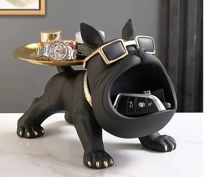 Bulldog figurine resin for sale  