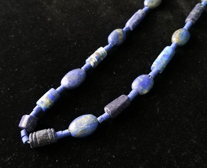 Bactrian lapis bead for sale  