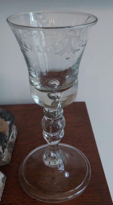Wine glass 18th for sale  