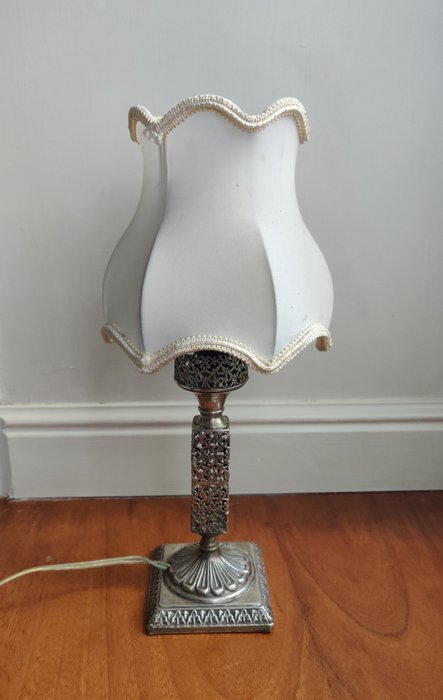 Table lamp silver for sale  