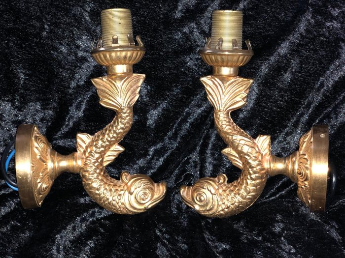 Wall lamp brass for sale  