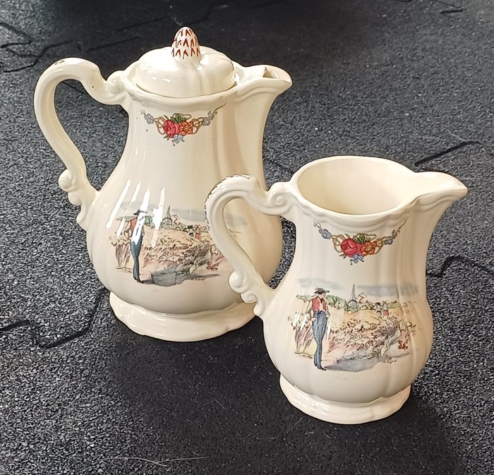 Sarreguemines plate pitchers d'occasion  
