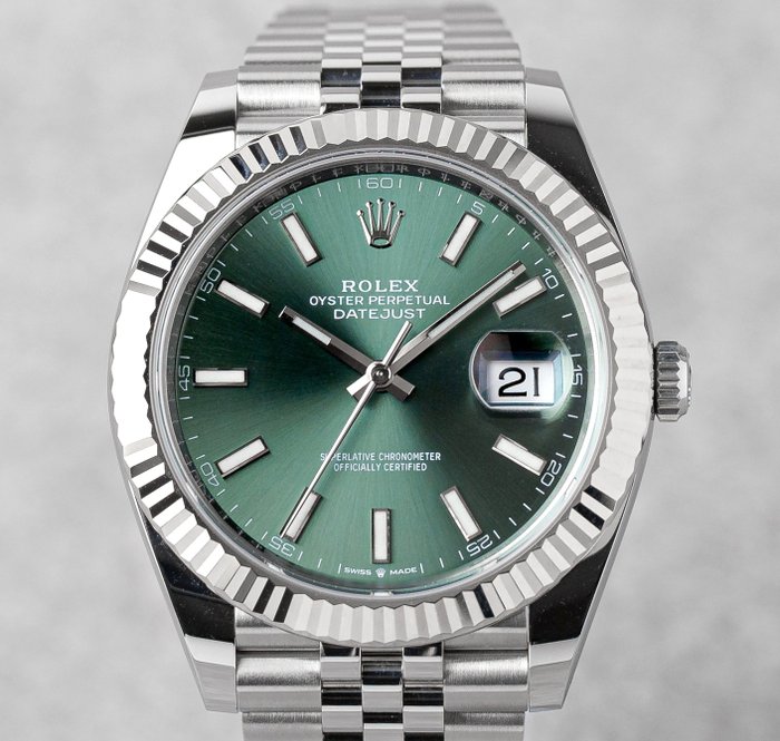 Rolex datejust green for sale  