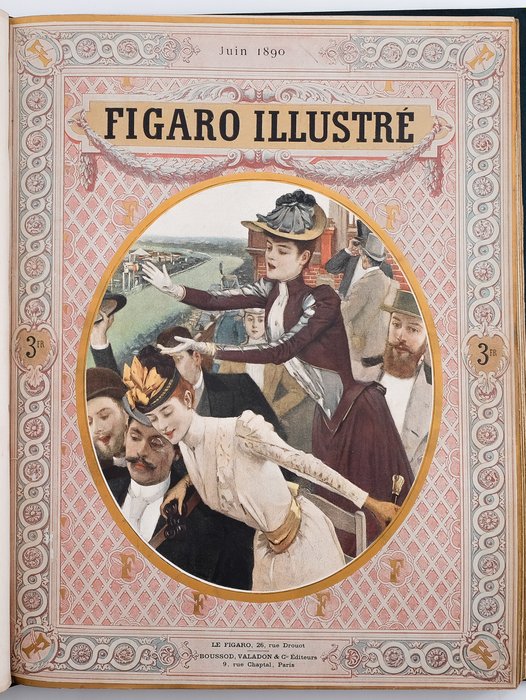 Figaro illustré 1890 usato  