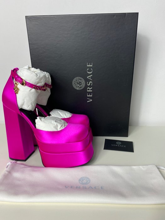 Versace heeled sandals for sale  