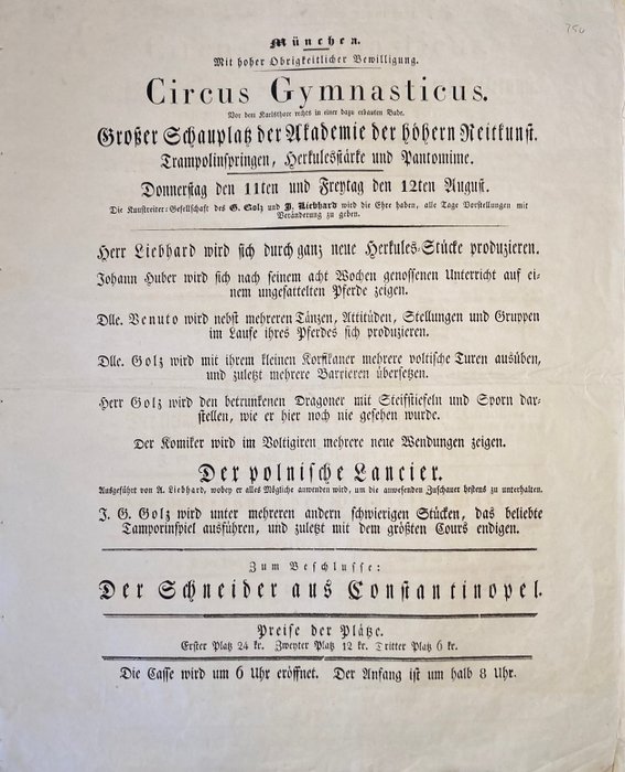 Cirque gymnasticus großformat for sale  