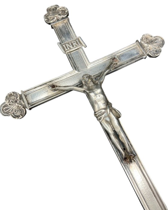 Cross baroque silverplate usato  
