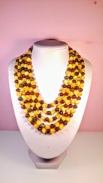 Baltic amber necklace d'occasion  