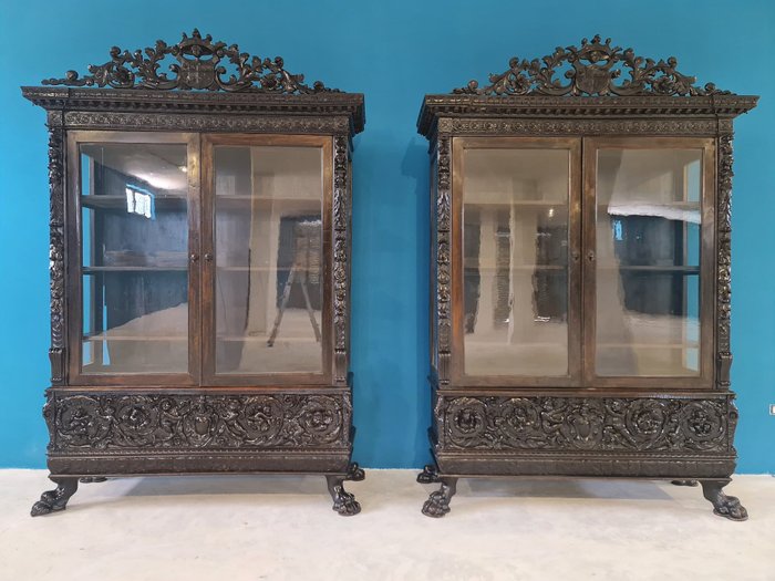 Display cabinet wood for sale  