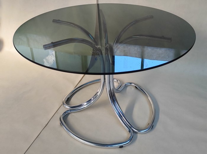 Table smoked glass for sale  