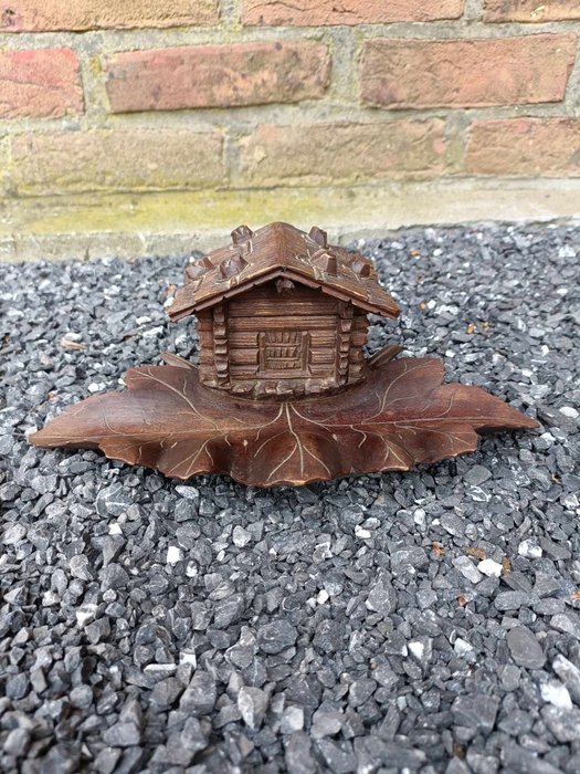 Inkwell glass wood for sale  