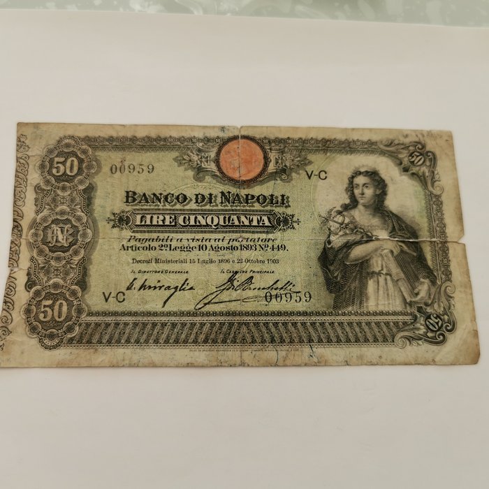 Italy. lire 1903 d'occasion  