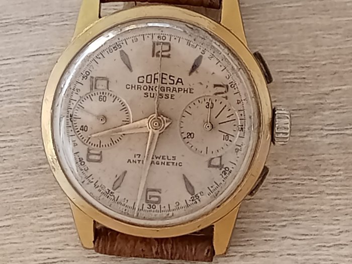Coresa chronograph landeron for sale  