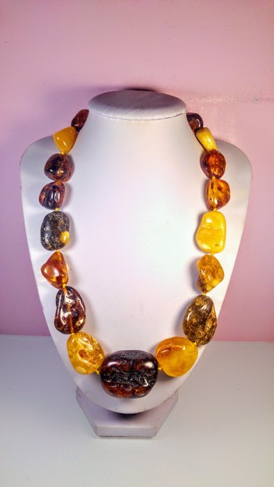 Baltic amber necklace d'occasion  
