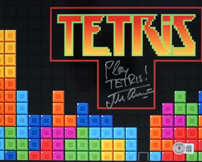 Tetris rare autograph usato  