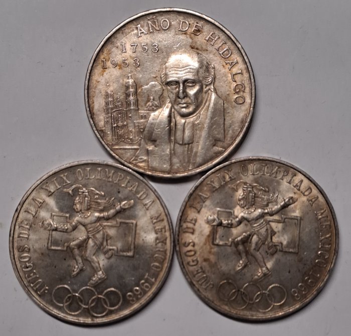 Mexico. pesos 1953 usato  