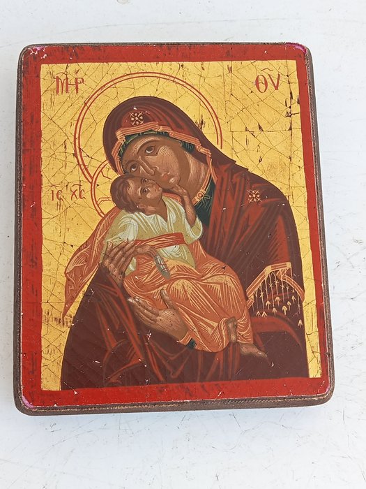 Icon painted wood for sale  
