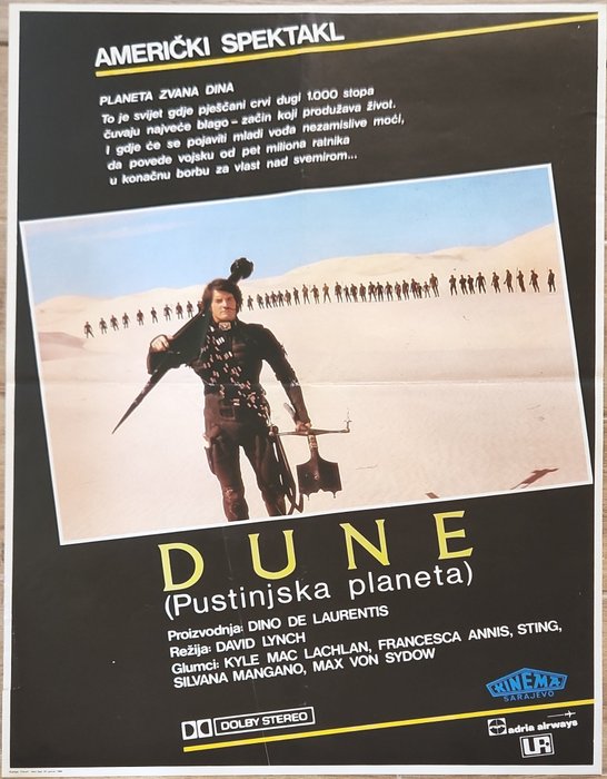 Poster dune 1988 for sale  