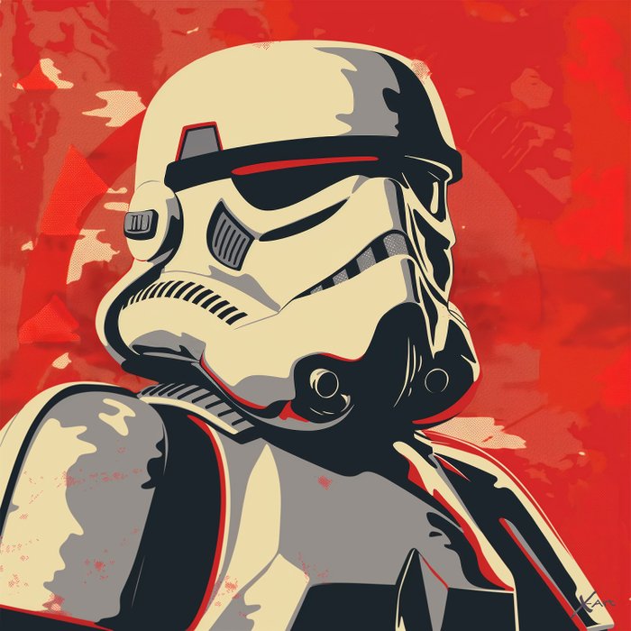Art stormtrooper vinted for sale  