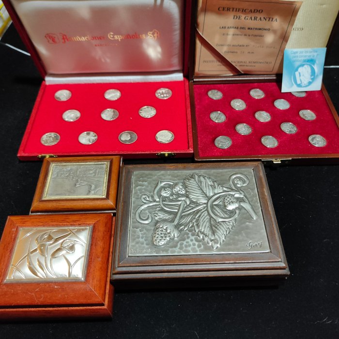 Spain. silver medals for sale  