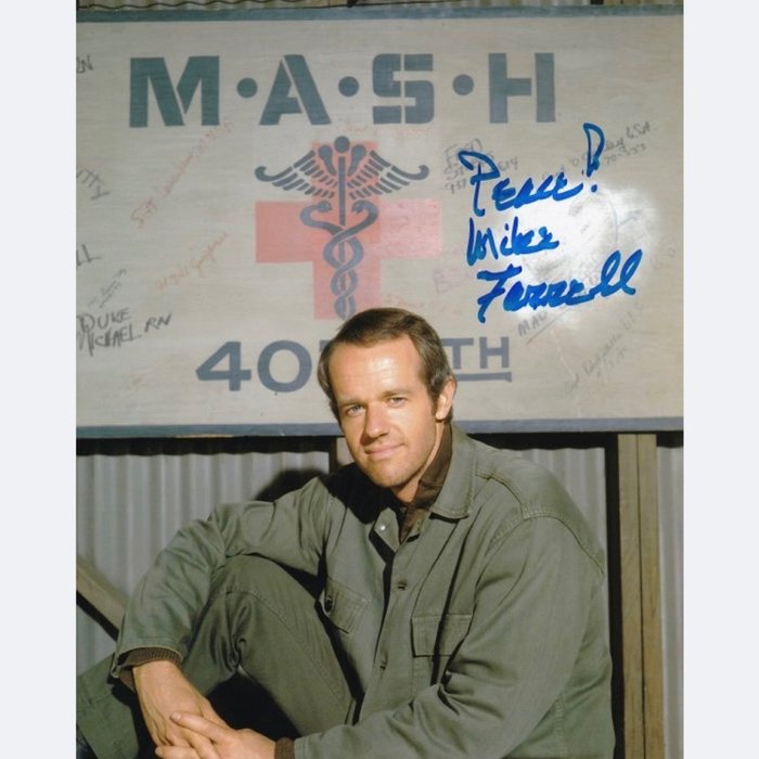 Signed mike farrell for sale  