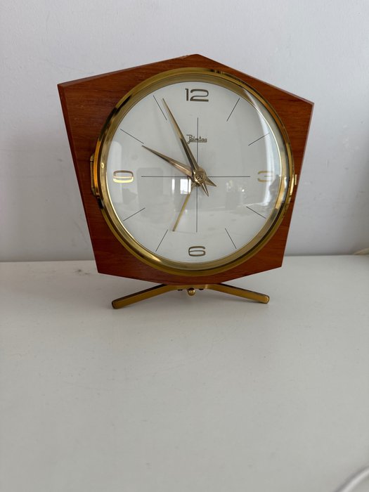 Table clock brass for sale  