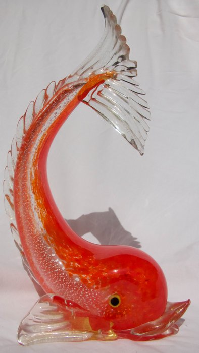 Sculpture pesce koi usato  