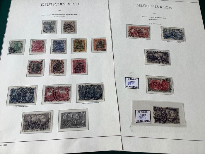 German empire 1902 d'occasion  