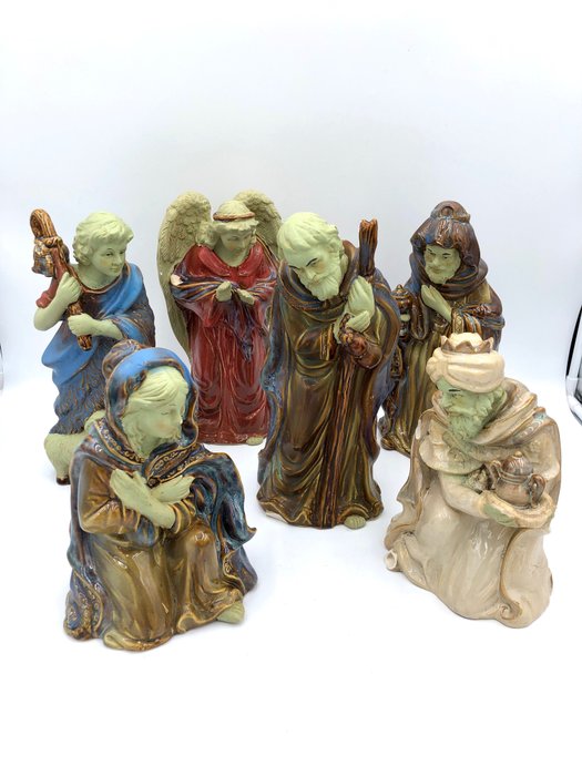 Ceramic nativity figures for sale  