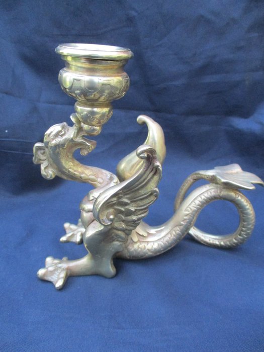 Taperstick chimera candlestick for sale  