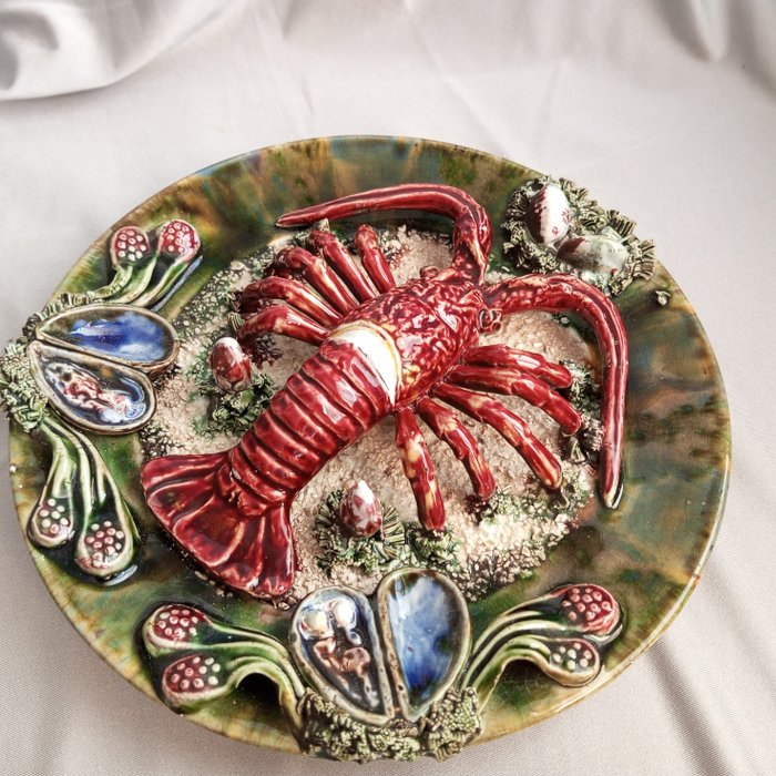 Dish palissy majolica for sale  