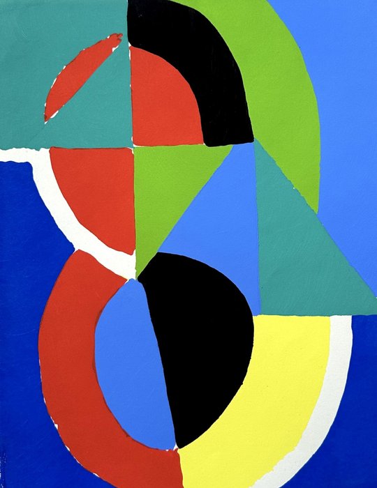 Sonia delaunay composition d'occasion  